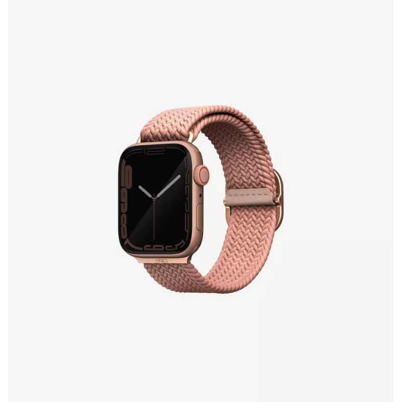 UNIQ Aspen Braided Loop cinturino per Apple Watch 42/41/40mm serie 1-11/SE/SE2/SE3 - granito grigio