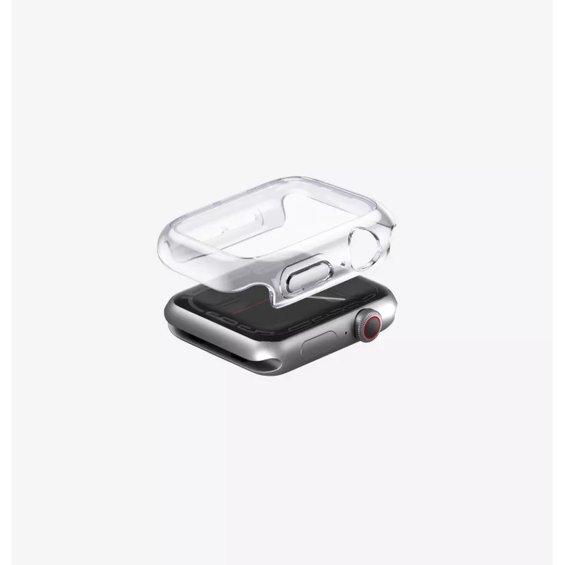 UNIQ Garde custodia per Apple Watch Series 7/8/9 41mm grigio fumo