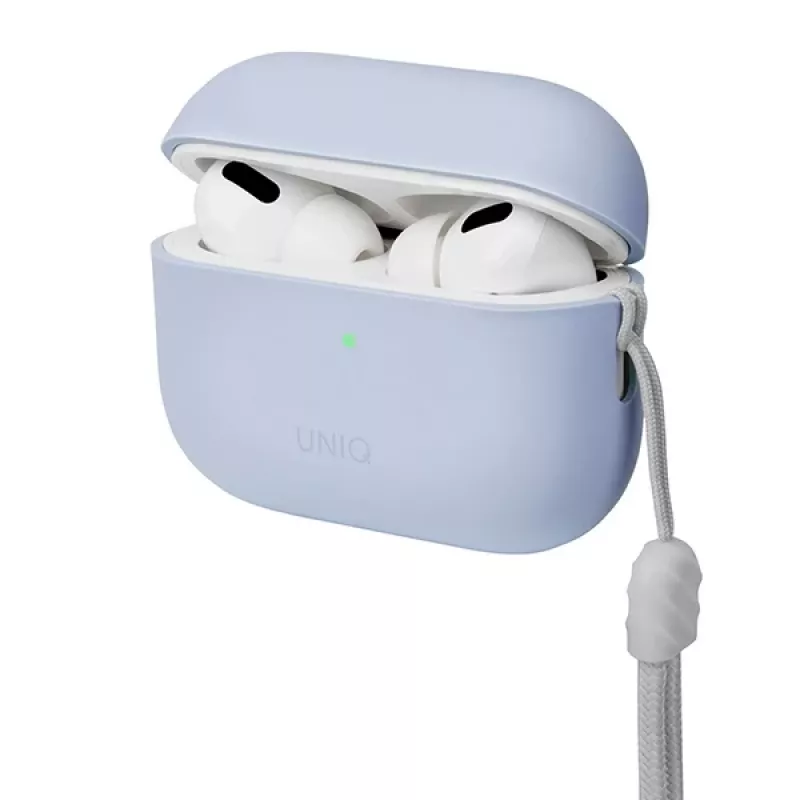 UNIQ Lino custodia in silicone per AirPods Pro 2ª generazione (2022/2023) blu artico