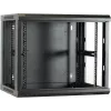 Armadio server a parete DSIT DS6409 9U con porta in vetro, 600x450x500 mm, nero