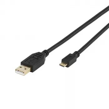 Cavo Vivanco VVITUSBAMICB10MK USB 2.0 Type-A a Micro-B, 1 m, nero