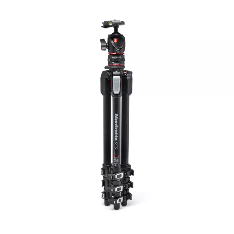 Treppiede in carbonio Manfrotto MK055CXPRO4BHQR con testa a sfera