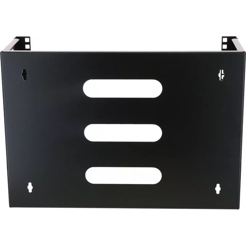 Struttura a parete fissa DSIT 8U 19 inch profondità 180 mm, nera (DS-WMB8-S)