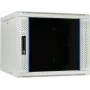 Armadio server a parete DSIT DS6609W 9U con porta in vetro, 600x600x500 mm, nero