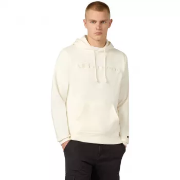 Felpa con cappuccio Champion uomo crema 220782 YS084 XL