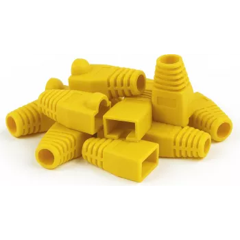 DSIT DANICOM Guaina fermacavo RJ45 gialla confezione da 10