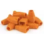DSIT Danicom Guaina RJ45 arancione, confezione da 10 – fermacavo senza ganci per cavi Ethernet