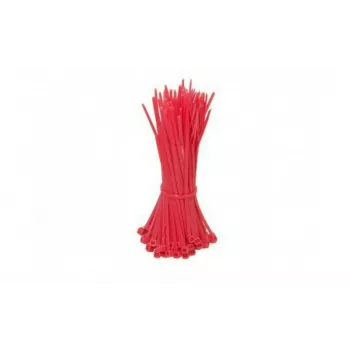 DSIT Fascette per cavi 280 mm rosso 100 pezzi (kb_280mm_rood)