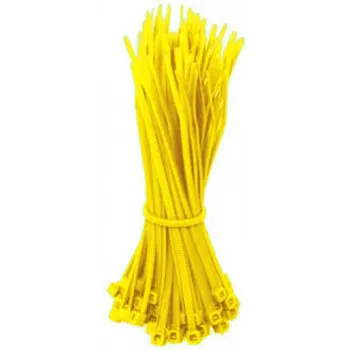 DSIT Fascette per cavi 280 mm giallo confezione da 100 (kb_280mm_geel)