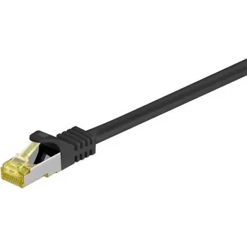 DSIT Cavo di rete RJ45 S/FTP (PiMF) con cavo grezzo Cat.7, nero, 15m (DC-70-150)