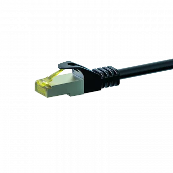 DSIT Cavo di rete RJ45 S/FTP (PiMF) con cavo grezzo Cat.7, nero, 15m (DC-70-150)