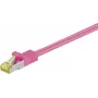 DSIT Cavo di rete Cat.7 S/FTP (PiMF) RJ45, rosa, 15m