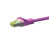 DSIT Cavo di rete Cat.7 S/FTP (PiMF) RJ45, rosa, 15m