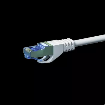 DSIT Cavo di rete CAT 6a S/FTP LSOH, 0,25 m, bianco