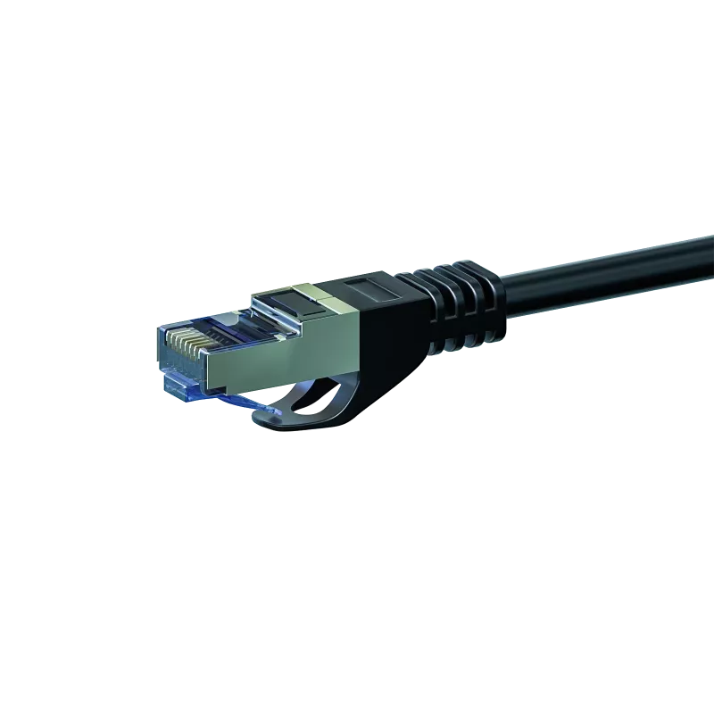 DSIT CAT 6a cavo di rete LSOH S/FTP 1,5 m nero