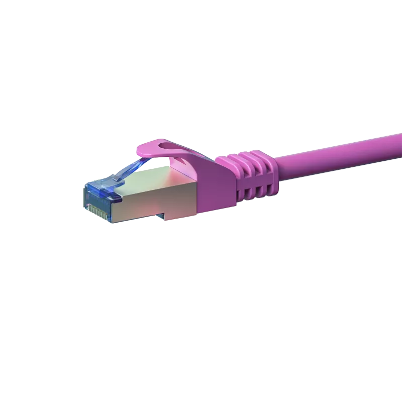 DSIT CAT 6a LSOH S/FTP cavo patch di rete 1,5 m rosa