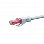 DSIT CAT6 U/UTP cavo patch Ethernet, 0,25 m, bianco, 100% rame