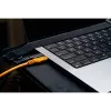 Tether Tools TetherPro Optima 10G cavo angolare USB-C a USB-C, 1,8 m, arancione (CUC06RTG2-ORG)