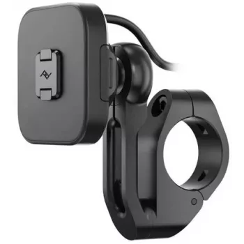 Peak Design Universal Bar Mount Adapter per moto e bici, SlimLink™, nero