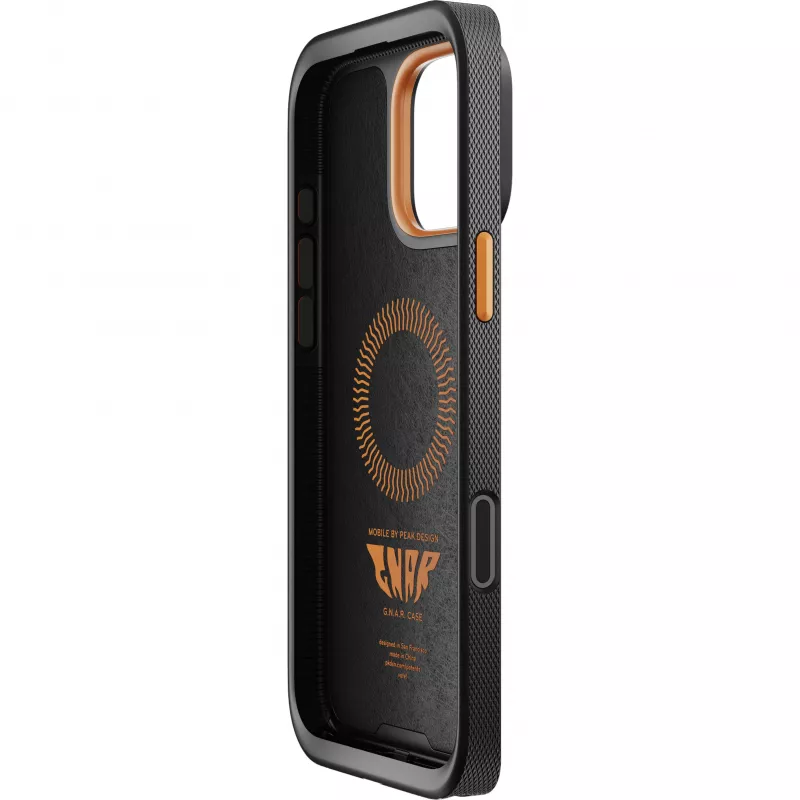 Custodia Peak Design Mobile GNAR per Apple iPhone 16 Pro Max, nera (M-MX-BV-BK-1)