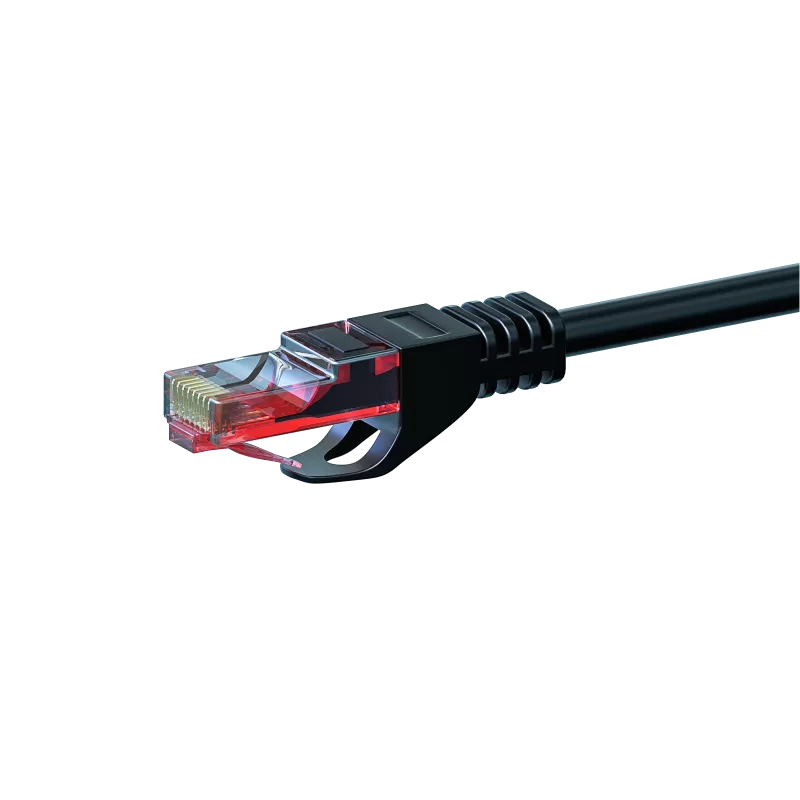 DSIT CAT6 U/UTP cavo di rete, 5 m, nero, 100% rame (DC-60-050)