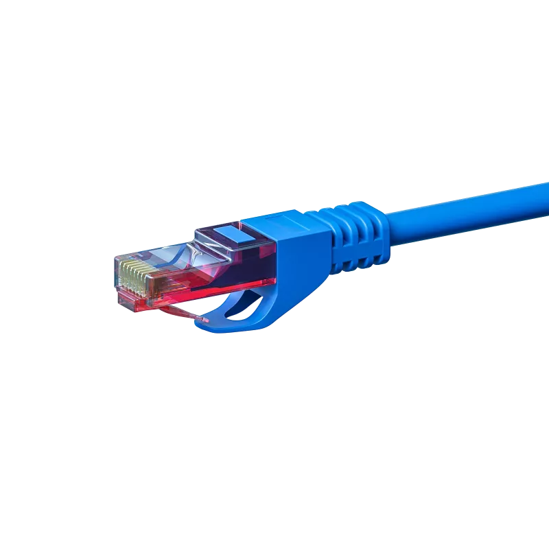 DSIT cavo patch Ethernet CAT6 7,5 m blu U/UTP 100% rame RJ45