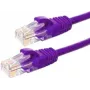 Cavo di rete DSIT DC-68-075 CAT6 U/UTP, 7,5 m, viola, 100% rame