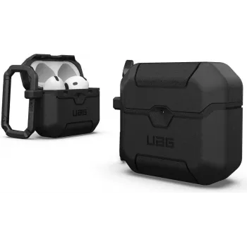 Urban Armor Gear UAG Scout custodia per Apple AirPods 4ª generazione - nero