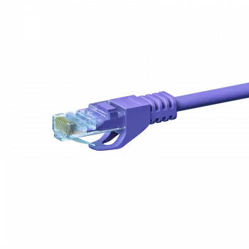 DSIT CAT 5e cavo patch di rete U/UTP, 7,5 m, viola, CCA, RJ45, Gigabit Ethernet