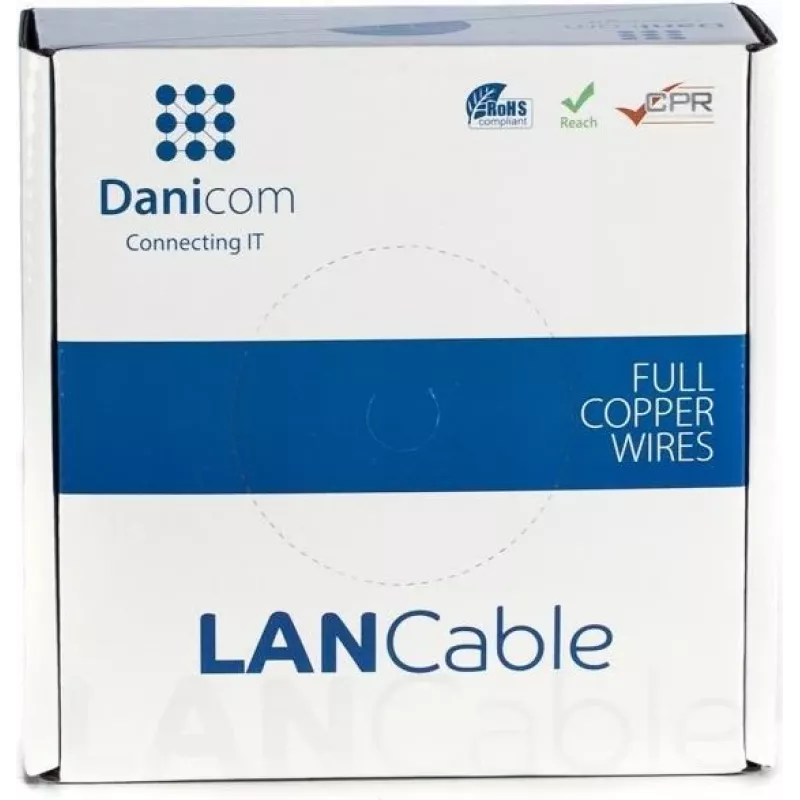 DSIT DANICOM CAT5E FTP 100m cavo di rete flessibile PVC (Fca) - DC-FTP5E-100-FCA