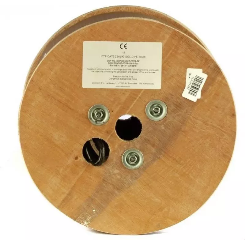 DSIT DANICOM CAT6 FTP 50m cavo outdoor Solid Core PE (Fca) - DC-OUT-FTP6-50S-FCA