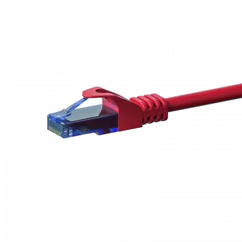 DSIT CAT6a U/UTP 100% rame cavo patch di rete, 0,15 m, rosso (DC-U6A5-001)