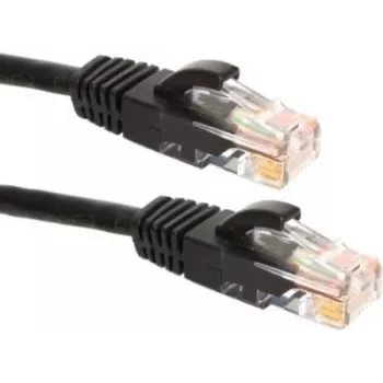 DSIT CAT6a U/UTP 100% rame cavo patch Ethernet, 2m, nero