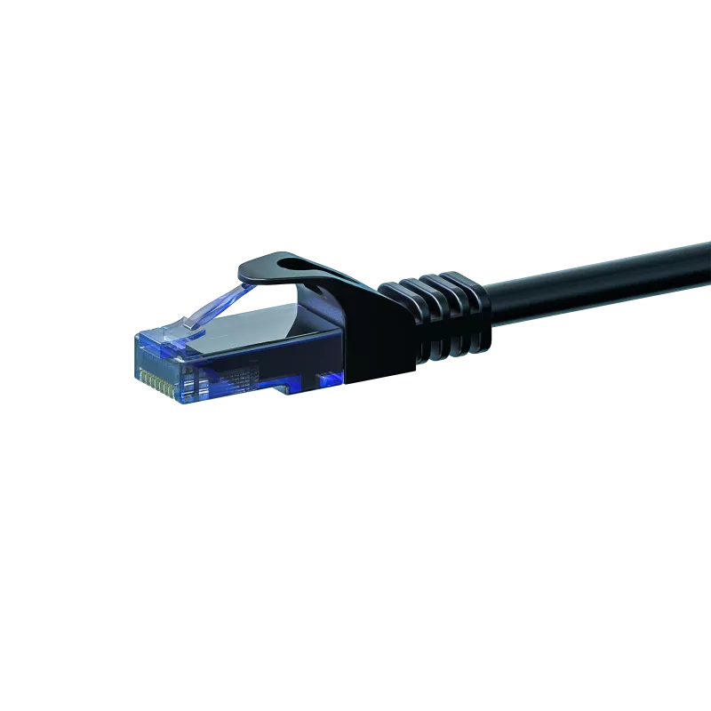 DSIT CAT6a U/UTP 100% rame cavo patch Ethernet, 2m, nero