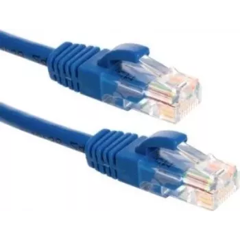 DSIT CAT6a U/UTP 100% rame cavo patch Ethernet, 3m, blu, RJ45, 10 Gbps, 500 MHz