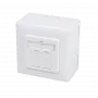 DSIT DC-Wall-Out-STP6A-W presa dati doppia RJ45 schermata Cat. 6a da parete, bianco