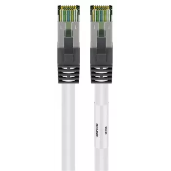 DSIT cavo di rete RJ45 S/FTP PiMF CAT 8 bianco 0,25m