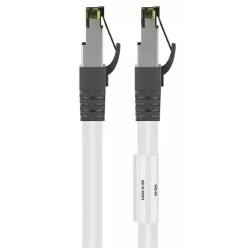 DSIT cavo di rete RJ45 S/FTP PiMF CAT 8 bianco 0,25m