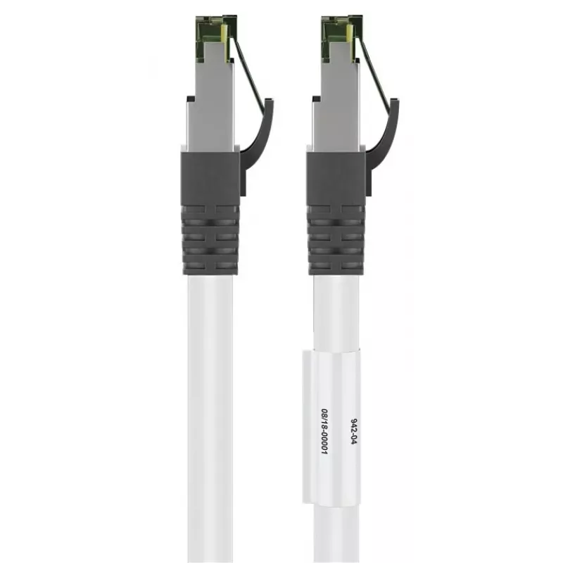 DSIT cavo di rete RJ45 S/FTP PiMF CAT 8 bianco 0,25m