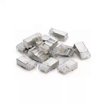 DSIT connettore maschio di rete FTP RJ45 CAT6 per cavi flessibili - 10 pz.