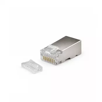 DSIT connettore maschio di rete FTP RJ45 CAT6 per cavi flessibili - 10 pz.