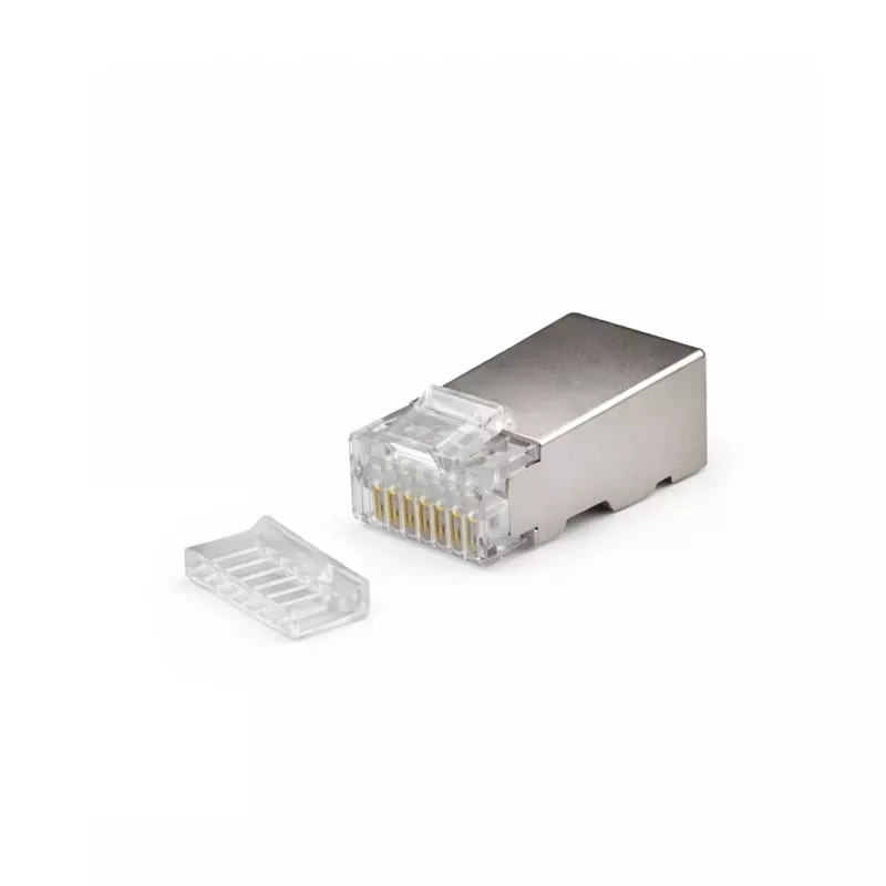 DSIT connettore maschio di rete FTP RJ45 CAT6 per cavi flessibili - 10 pz.