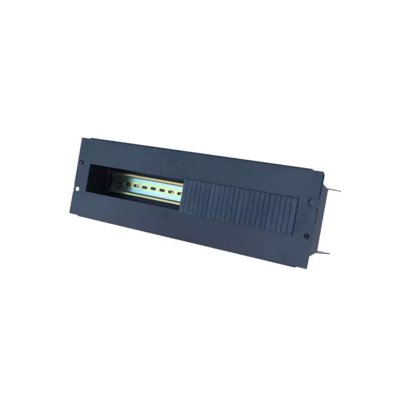DSIT pannelli di copertura per case a guida DIN 3U, confezione da 4, grigio