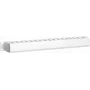 DSIT pannello di gestione cavi orizzontale 19 pollici 1U con coperchio, bianco (DS-1902-W)