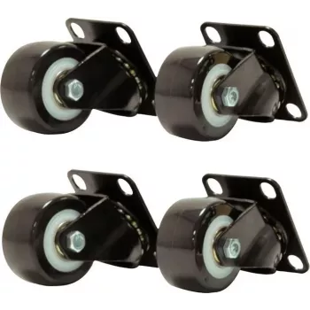 DSIT DS-Castor-A ruote per armadi rack, 4 pz., 4 ruote piroettanti