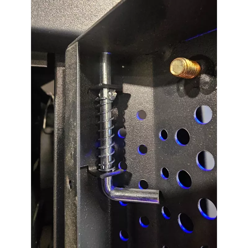 DSIT DS-LP perno di sicurezza a sgancio rapido con molla, diametro 8 mm, lunghezza utile 45 mm, acciaio zincato