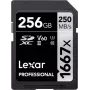 Lexar Professional 256GB SDXC UHS-II U3 V60 scheda di memoria 1667x