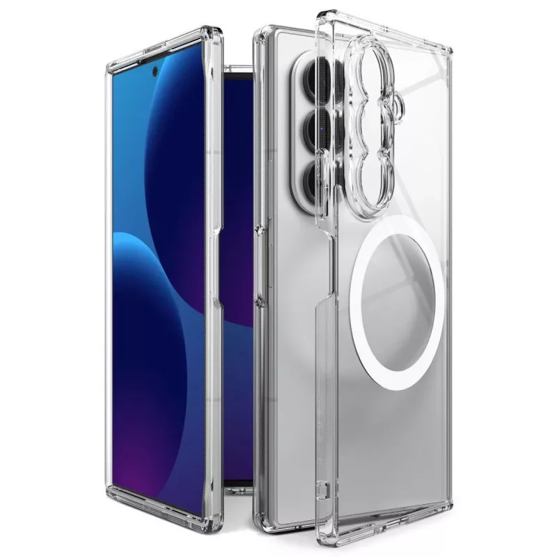 Ringke Fusion Magnetic MagSafe cover per Samsung Galaxy Z Fold 8 Ultra - trasparente