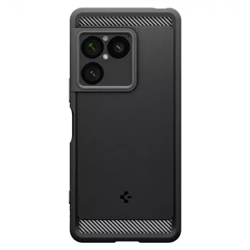 SPIGEN Rugged Armor custodia per Sony Xperia 1 VIII, nero opaco, ACS11315