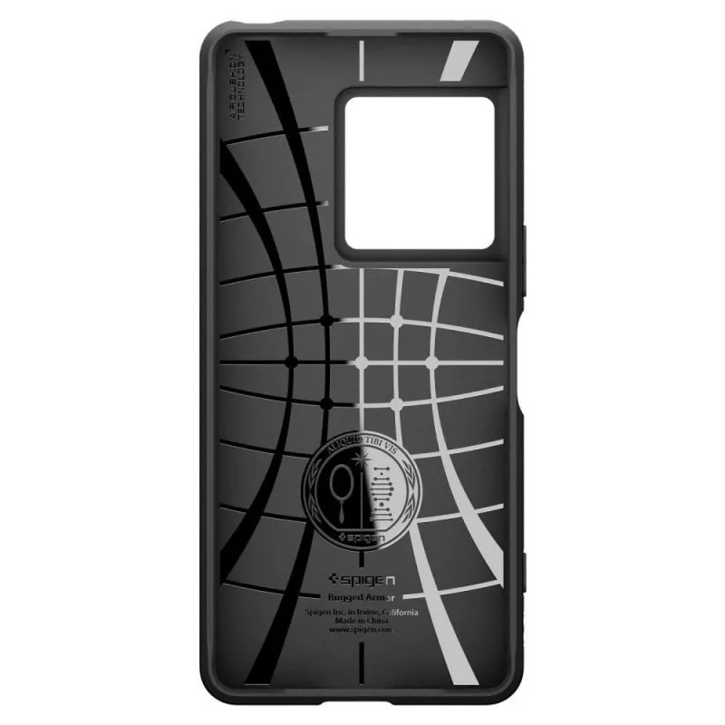 SPIGEN Rugged Armor custodia per Sony Xperia 1 VIII, nero opaco, ACS11315